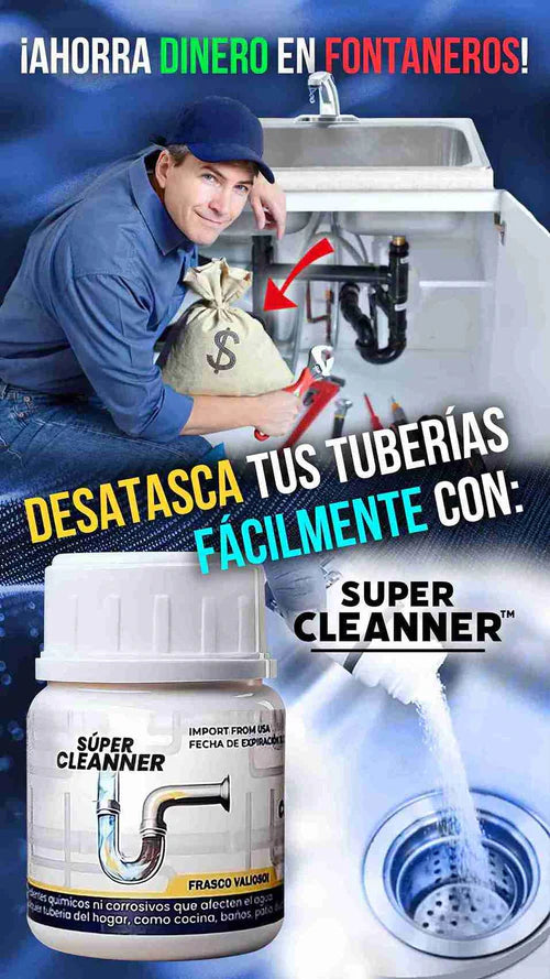 Súper Cleaner™️ - Desatorador en Polvo Multifuncional